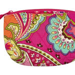 Vera Bradley ‎ Mirror Cosmetic Bag Pink Swirls Photo 0