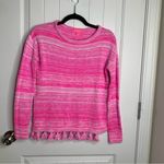 Lilly Pulitzer ‎ pink tassel cotton blend barbie sweater size XXS Photo 1