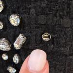 4Sienna Black Shailene Tweed Bejewelled Cutout Mini Dress size Small Photo 7