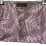 Handmade Designs By La'i Hawaiian Aloha Kupukupu Fern Leaves Cosmetic Zipper Bag Purple Photo 0