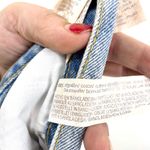 ZARA  Blue Cotton Light Wash Distressed Denim Shorts Photo 4