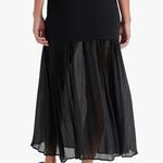 Steve Madden  Black Malvina Skirt Size Large Photo 1