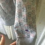 Champion  Women's Active Ribbed Trim Logo Heather Gray Pullover Hoodie Size M Photo 3