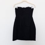 Petal and Pup  Womens Tweed Dress Size S Black Strapless Mini Bustier Chic‎ Party Photo 6