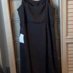 Bobeau NWT black dress w button detail szL Photo 2