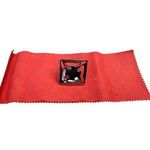 Salvatore Ferragamo  Silver Scarf Ring Luxury Fashion Made in Italy Photo 1