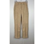 Nike NEW Womens Air Jordan Woven Straight Leg High Rise Light Brown Pant Sz XS Photo 8