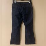 Michael Kors Cropped Gold Studded Jeans with Fringe Hem Photo 5