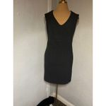 LOFT Ann Taylor Gray Sheath V Photo 0