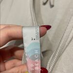 Free People BEACH SIESTA CONVERTIBLE WRAP MINI DRESS GRAY BEIGE LARGE Photo 5