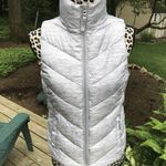 SO  Puffer Vest Gray Print Full Zipper Pockets Size XS NWT 100% Polyester Photo 1