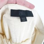 ZARA NEW Mixed Media Pull On Maxi Skirt S Cream Photo 4