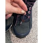 Oboz Waterproof Hiking Boots Women's 7 Purple Accent Leather Trail Shoes Blue Photo 4