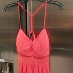 Lulus 💕💕 Pleats Don't Leave Red Coral Maxi Dress Photo 7