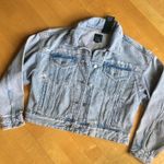 Wild Fable Cropped, Slightly Distressed, Jean Jacket, Light Blue, Size XS, NWT Photo 14