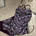 Athleta NWT Marrakesh Side Scrunch Tankini Swim Top or Swim Dress Photo 0