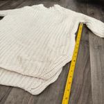 Ruff Hewn  chunky knitted white wool blend sweater Photo 3