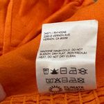 Reformation Orange  halter Bralette crop top | natural fibers linen Photo 7