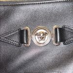 Versace  Black Medusa Pouch with Silver Accents Photo 8
