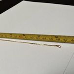 Signed Avon Gold Tone / White 18 Inch Necklace Gatsby Collection Photo 8