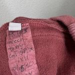 Anthropologie T.la Small S French Terry Midi Skirt Pull On Dark Rose Photo 3