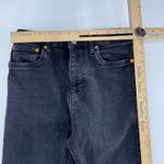 ZARA Jeans Womens 6 Black Skinny High Rise Denim Cotton Photo 4