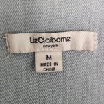 Liz Claiborne  Denim Jacket Size Medium Light Wash Jean Jacket Trucker Jacket Photo 5