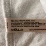 Anthropologie  Terry Zip Up Hoodie White Small Photo 4