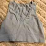 Garage LIGHT BLUE  V NECK TOP Photo 0