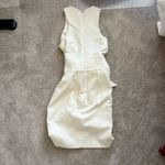 Cinq a Sept Cream Asymmetrical Dress / Cassaleigh Dress White Size 0 Photo 2