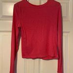 Hot pink long sleeve top Size L Photo 0