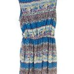 MIne Bow Polka Dots Sleeveless Blue Dress Sz S Photo 5