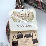 NEW Lillybet by Demdaco Diaper Clutch chevron pink&gray multiple way to … Pink Photo 3