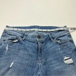 Loft  Curvy Boot Denim Jean Womens Size 28 / 6 Tall 6T Distressed Five Pockets‎ Photo 5