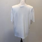 Jantzen  Classics vintage white floral embellished sleeves short sleeve shirt Photo 5