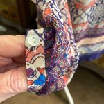 Daniel Rainn Bohemian Print Blouse w/tassels Photo 3