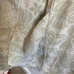 Tahari  Linen Blend Open Front Floral Pattern Lightweight Cardigan Sz Large Photo 6