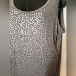 Allison Brittney gray sequin tank top Photo 2