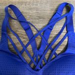 Victoria's Secret VSX Sport  Blue Strappy Padded Lightweight Sports Bra 32C Photo 6
