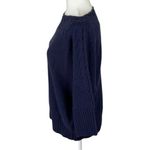 Lee  Dark Purple Scoop Neck Knit Sweater Size S Photo 2