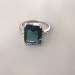 Blue Princess Ring, Size 8 Photo 1