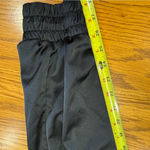 Nike  AIR Satin Track Pants Jogger‎ Sheen Women's Small Black Athletic Workout Photo 9