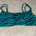Target green  zebra print bikini top Photo 0