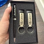 Lexus of North Miami Leather Keychain and Pen Set New Photo 2