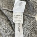 Madewell  Fringe-Stripe Pullover 100% Merino‎ Wool Gray Sweater Size XXS Photo 9