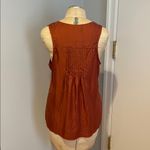 Reiss  Elegant Reddish-Brown Sleeveless Top Size 8 Photo 1