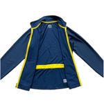 Slazenger  Workout Jacket Blue Yellow Trim Zip Front Pockets Golf Active Size XS Photo 9