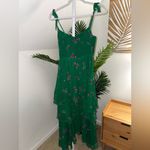 Revolve Flynn‎ Skye Leona Midi Green Floral Dress XS Photo 6