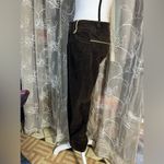 A.Z.I. Jeans Brown Embroidered Corduroy Pants Size 8 Photo 5