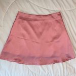 Pink Satin Skirt Photo 1